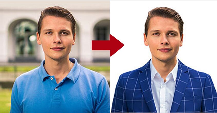 A website to Change normal photo to passport size